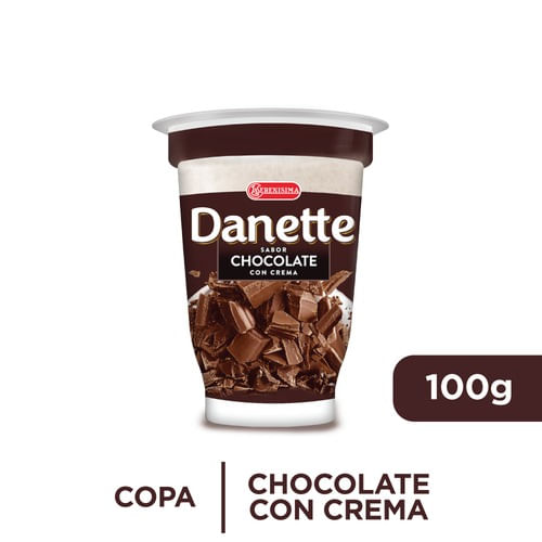 Postre Danette Copa Chocolate C/Crema 100Gr