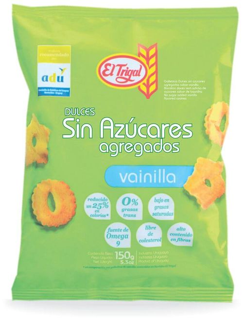 Galleta El Trigal Sin Azucar Dulce 150Gr .