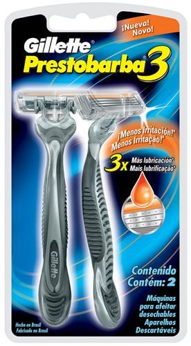 Afeitadora Gillette Prestobarba 3 2Un Hombre