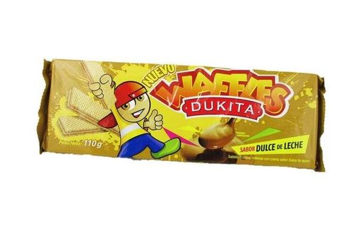 Galleta Dukita Dulce De Leche Waffle 110Gr