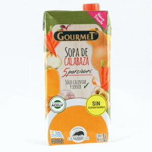 Sopa Gourmet Calabaza 1Lt