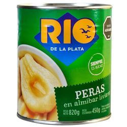Peras En Almibar Rio De La Plata 820Gr
