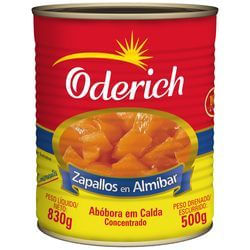 Zapallo En Almibar Oderich 830Gr