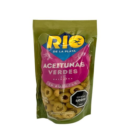Aceituna Rio De La Plata Rodaja Verde Doypack 300Gr
