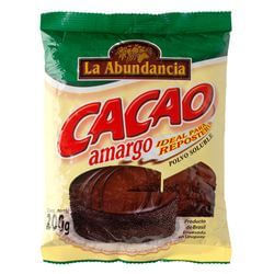 Cacao La Abundancia 200Gr .