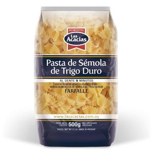 Fideos Las Acacias Semola Corbatita 500Gr