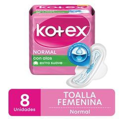 Toalla Femenina Kotex Normal Con Alas 8Un