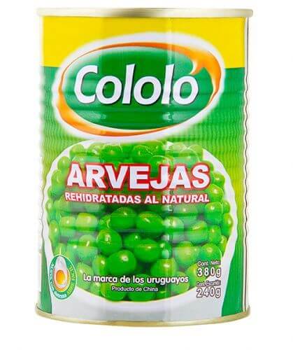 Arveja Cololo 380Gr Abre Facil