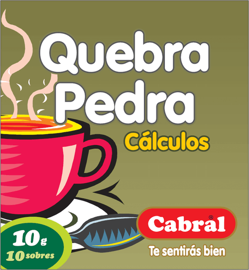 Te Cabral Quebra Pedra 10 Sobres