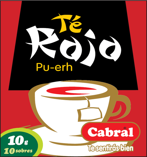 Te Cabral Rojo 10 Sobres