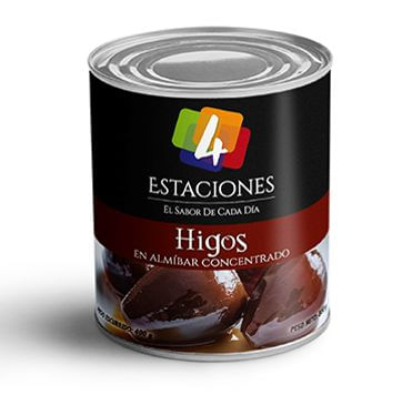 Higos 4Estaciones En Almibar Pelados Lata 800Gr