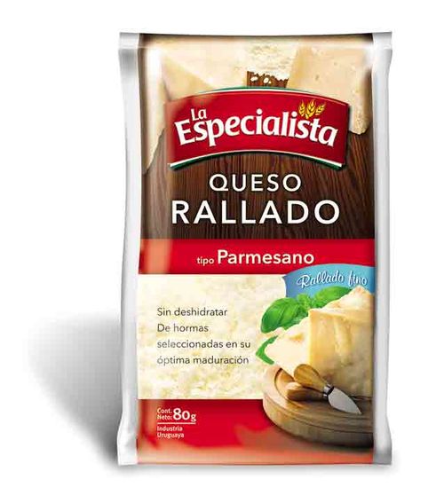 Queso Rallado La Especialista 80Gr