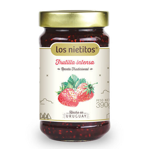 Mermelada Los Nietitos Intensa Frutilla 390Gr