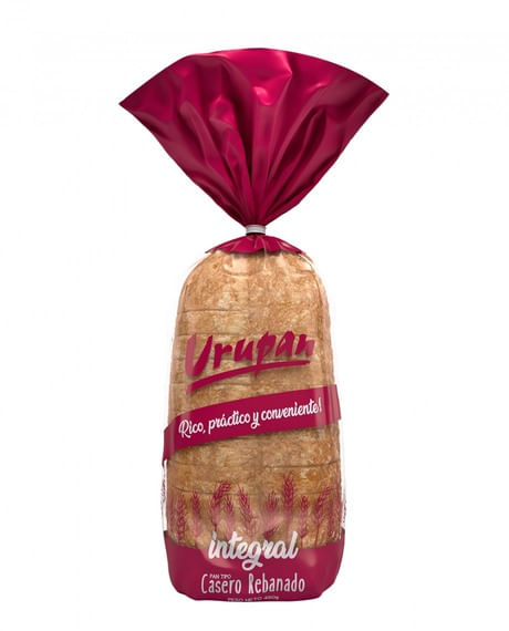 Pan Pagnifique Casero Integral 450 Gr Urupan