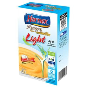 Postre Hornex Light Sabor Vainilla 60Gr