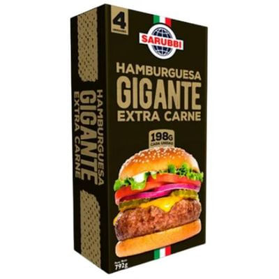 Hamburguesa Sarubbi Gigante 4Und