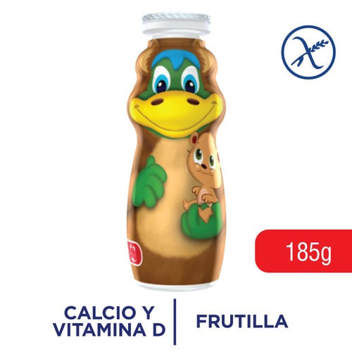 Yogur Danonino Botella Frutilla 185G