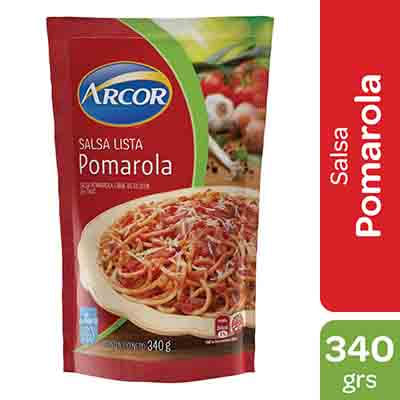 Salsa De Tomate Arcor Pomarola Doypack 340Gr .