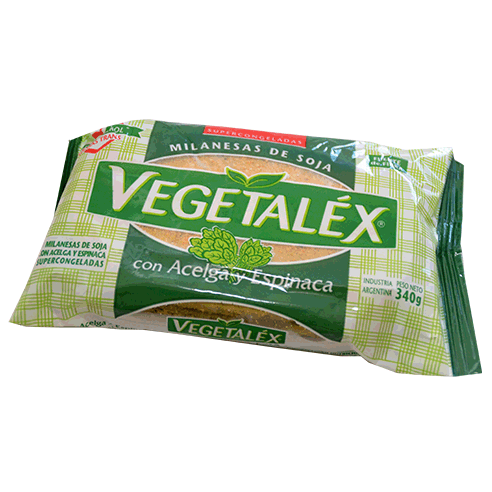 Milanesa Vegetalex De Soja Con Espinaca Y Acelga Flowpack 34