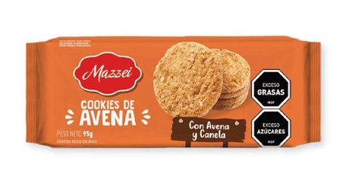 Galletas Mazzei Cookie Avena Y Canela 95Gr