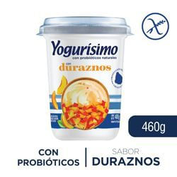 Yogur Yogurisimo Natural Con Duraznos 460 g