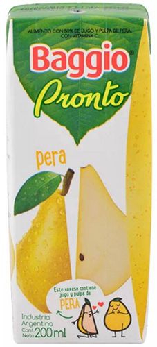 Jugo Baggio Pera 200Cc