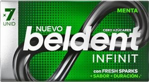 Chicle Beldent Infinit Menta 7Und 20,3Grs