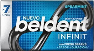 Chiclet Beldent Infinit Spear Mint 7Und 20,3Grs