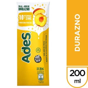 Jugo Ades Durazno 200Cc .