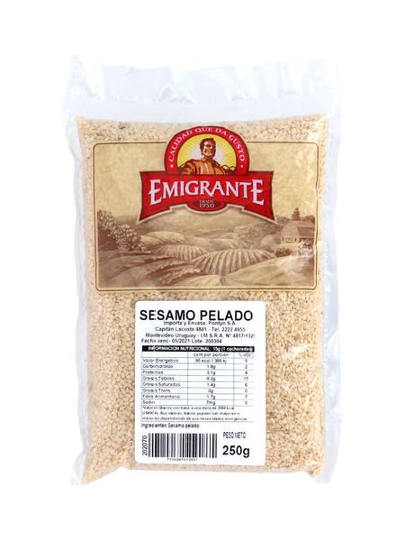 Sesamo Emigrante Pelado 250Gr