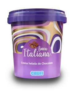 Helado Crufi 500Ml Linea Italiana Chocolate
