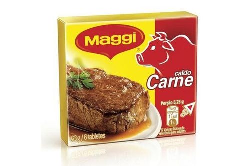 Caldo Maggi Carne 6 Cubos 95Gr