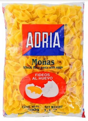 Fideos Adria Moñas 500Gr .