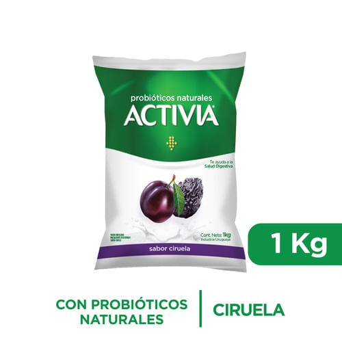 Yogur Activia Ciruela Sachet 1Lt