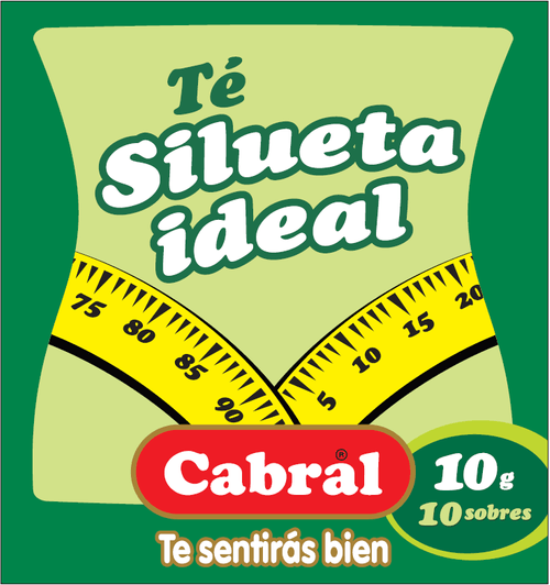 Te Cabral Silueta 10 Sobres