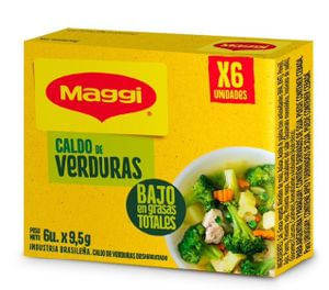 Caldo Maggi Verdura 6 Cubos95Gr