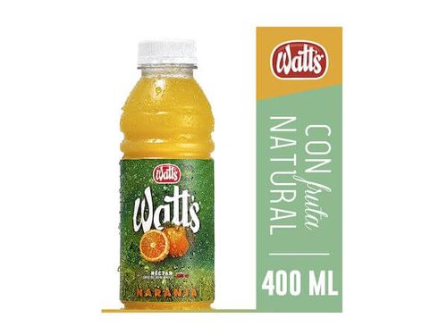 Jugo Watts Nectar Naranja 400Cc