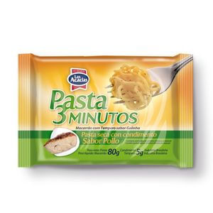 Pasta Las Acacias 3 Minutos Con Condimento De Pollo 85Gr