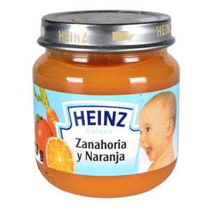 Alimento Heinz Para Bebe Zanahoria/Naranja 113Gr