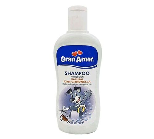 SHAMPOO GRAN AMOR NATURAL CON COTRONELLA 230CC