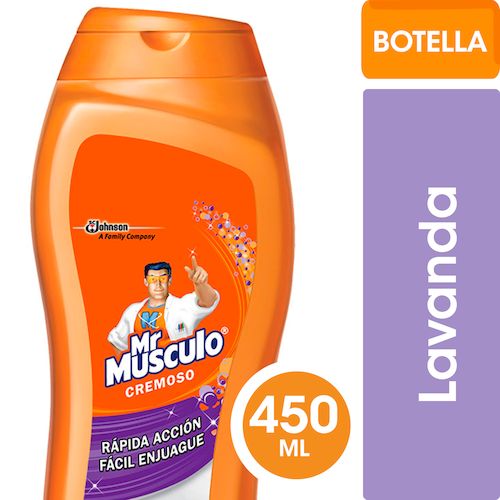 Limpiador Mr Musculo Crema Lavanda 450Cc