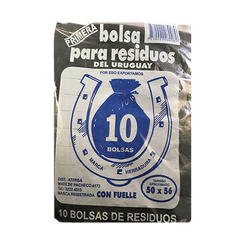 Bolsa Residuo Herradura 10Un 50X56Cm
