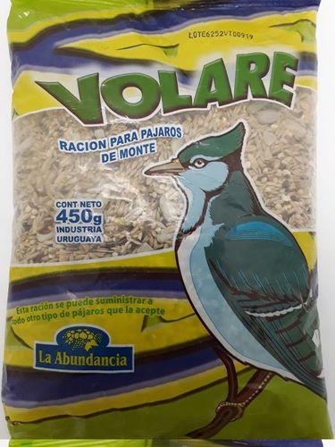 RACION LA ABUNDANCIA VOLARE PAJAROS MONTE 450GR