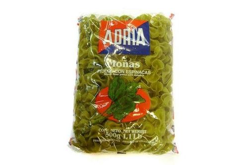Fideos Adria Espinaca Moñas 500Gr