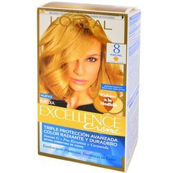 Coloracion Loreal Excellence Tono 8