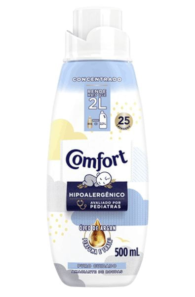 Suavizante Comfort Int Puro Cuidado Botella 500Ml