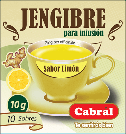 Te Cabral Jengibre 10 Sobres