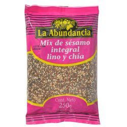 Mix De Semillas La Abundancia Sesamo Integral, Lino Y Chia 2