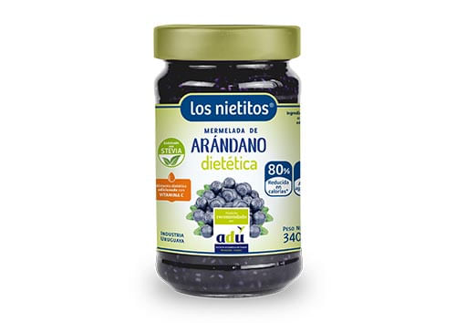 Mermelada Los Nietitos 0% Azucar Arandanos 340g