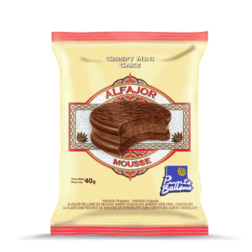 Alfajor Punta Ballena Bombon Mousse Flowpack 150Gr